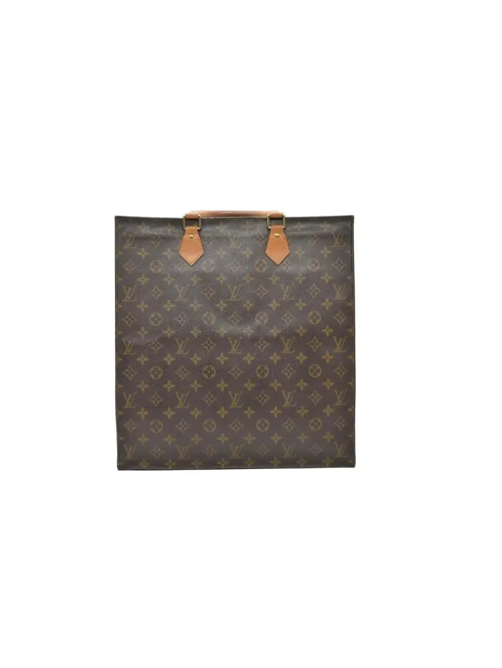 $1340 Louis Vuitton LV Hand Bag Sac Plat Brown Monogram
